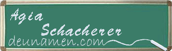 Agia Schacherer Visitenkarte